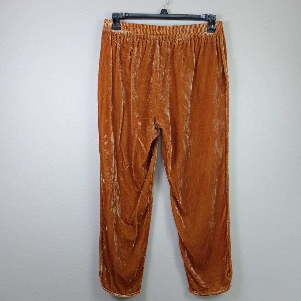 Madewell Women's Track Trousers in Velvet Vintage Gold Size Medium - Picture 12 of 15